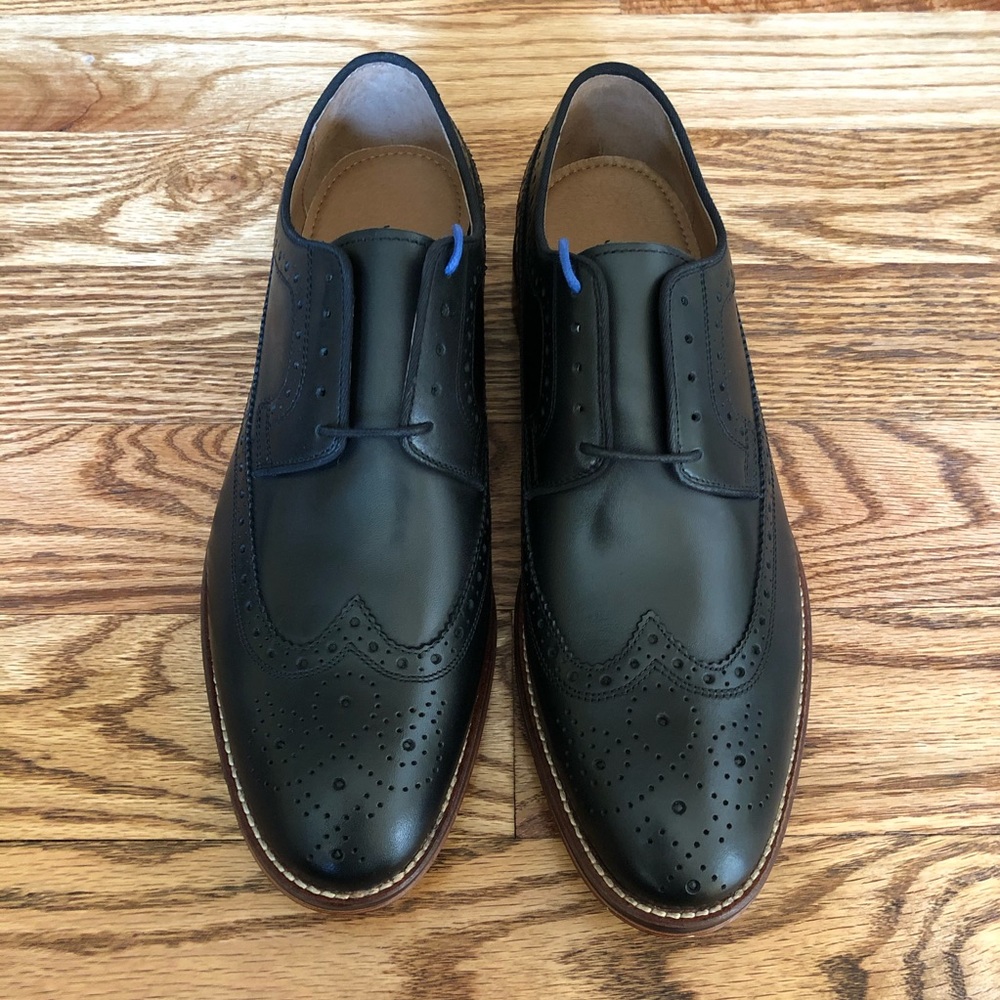Men’s Conard wingtip black calfskin Oxford shoes - Picture 3 of 8